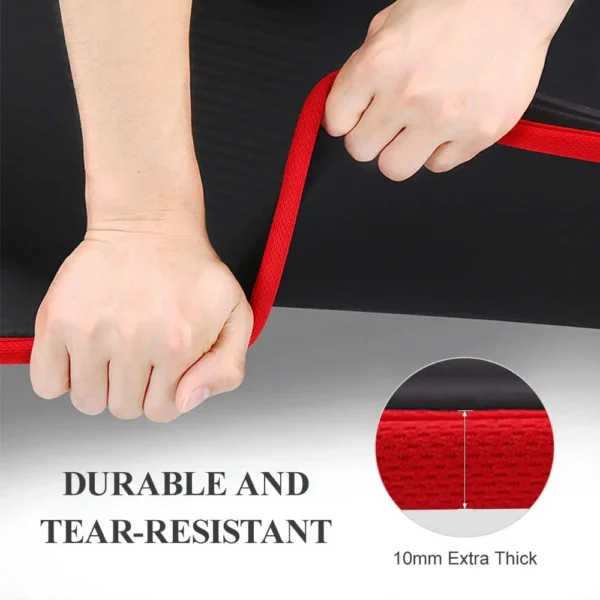 S44702e4976ed4ba797b6a993a8041e7dE.webp 10mm Extra-Thick Non-Slip Yoga Mat