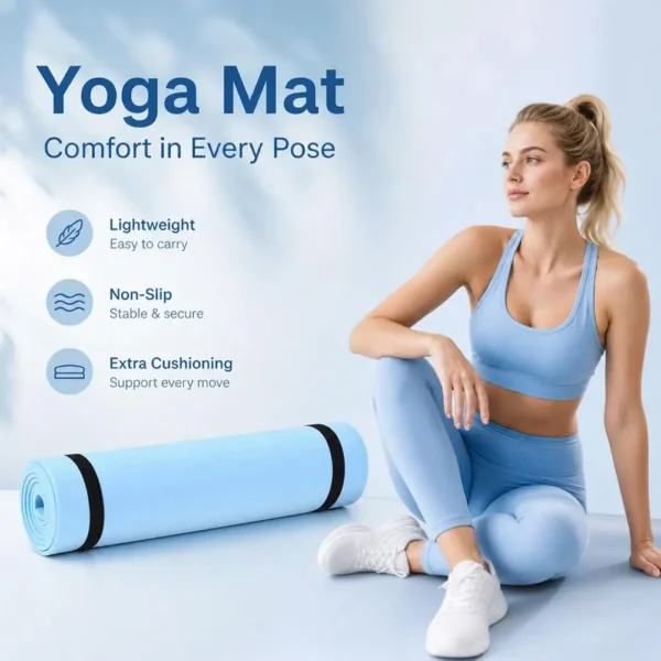 S7b0ed822c3d9442dbe72445749f889528.webp Premium Anti-Slip Comfort Yoga Mat