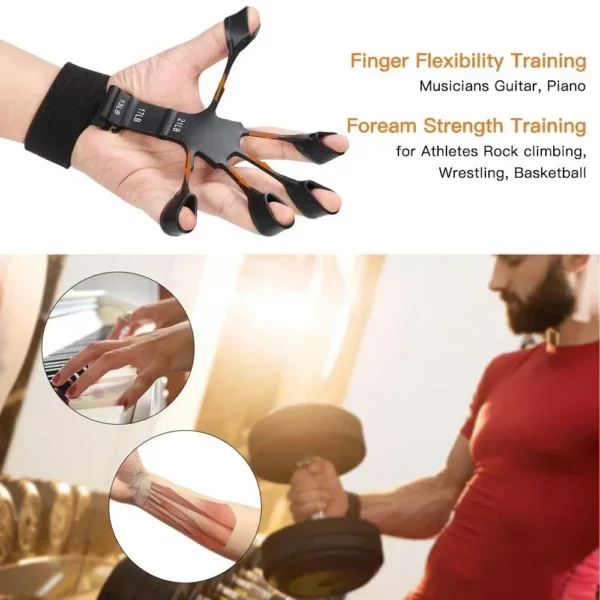 6th Level Hand Grip Strengthener for Guitar Training