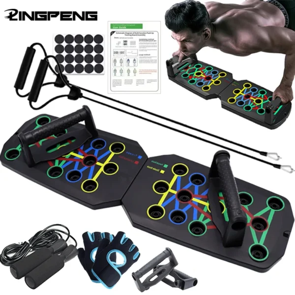 Se38e40e496364d599a52aca9f8cdeafbQ.webp Multifunctional Push-Up Board Set