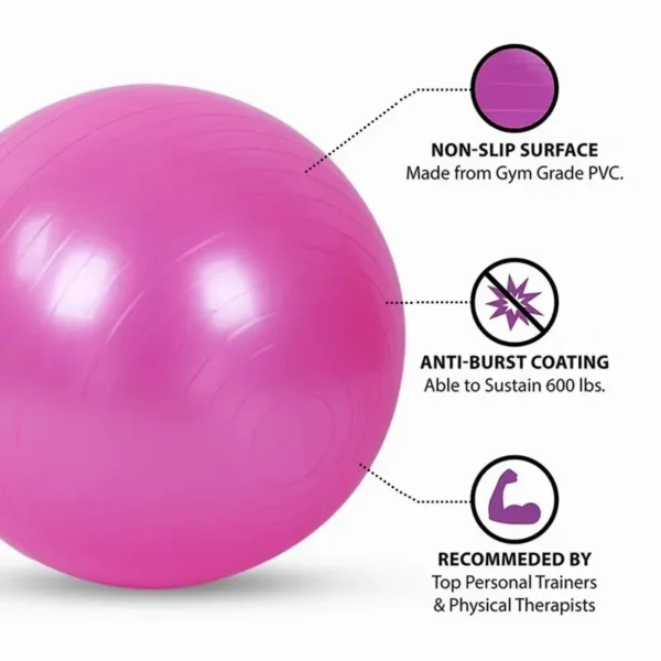 Anti-Burst Pilates Fitness Ball
