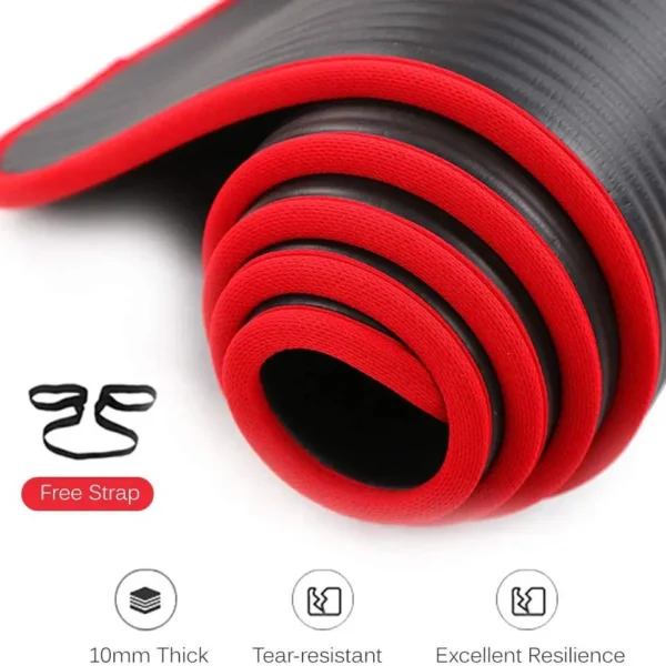 Sfaa47399da5a49f7afcfe38868f3551fl.webp 10mm Extra-Thick Non-Slip Yoga Mat